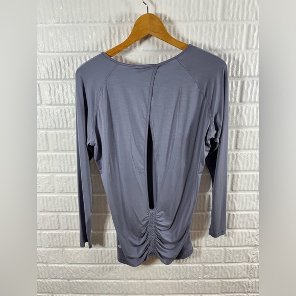 Lululemon Deep Stretch Long Sleeve Cinch Lilac Stone 6 - Picture 3 of 4